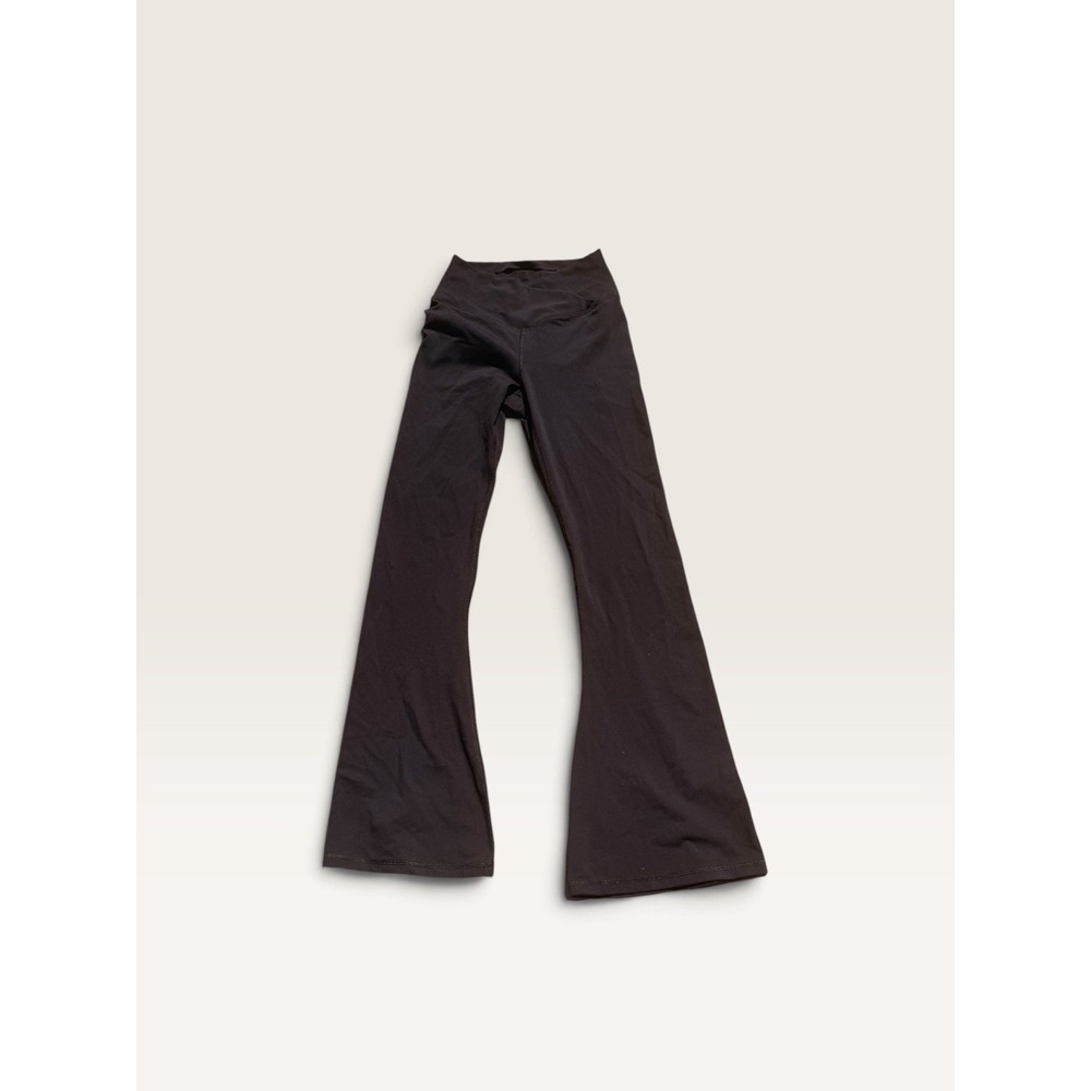 90 Degree by Reflex Women's M. Black Flare Yoga Pants High Rise Pocket Leggings